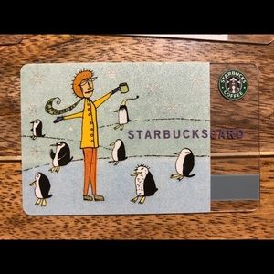 RARE STARBUCKS CARD PENGUINS WINTER 2003 COLLECTOR